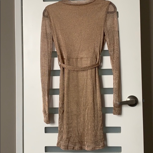 Fashion Nova “Sparkle Like Metal” Metallic Dress - Picture 2 of 6